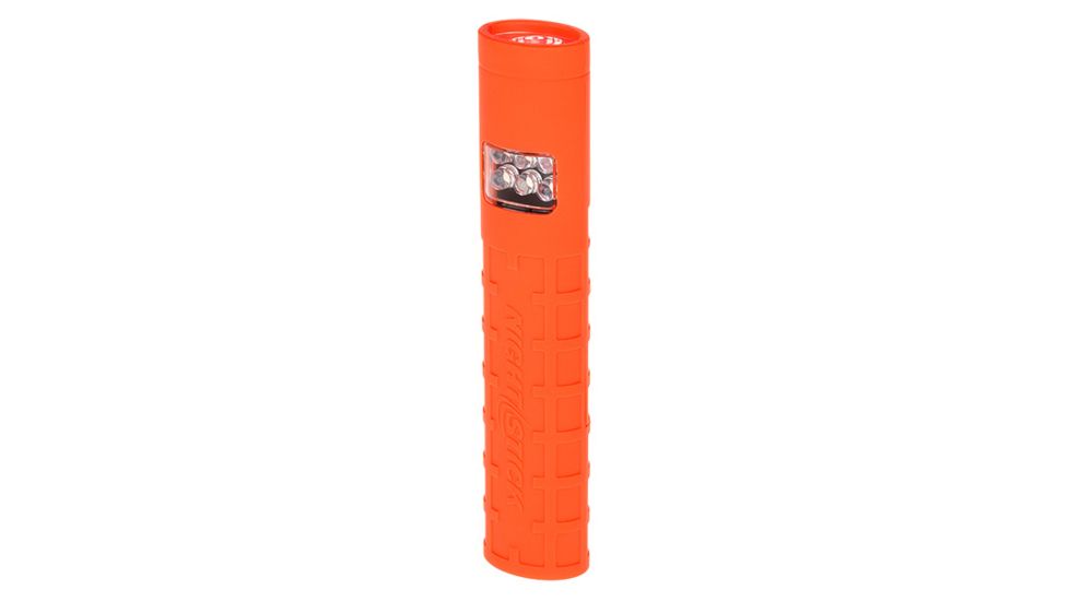 Nightstick Dual-Switch Dual-Light 2AAA Flashlight,90 Lumens,Red NSP-1400R