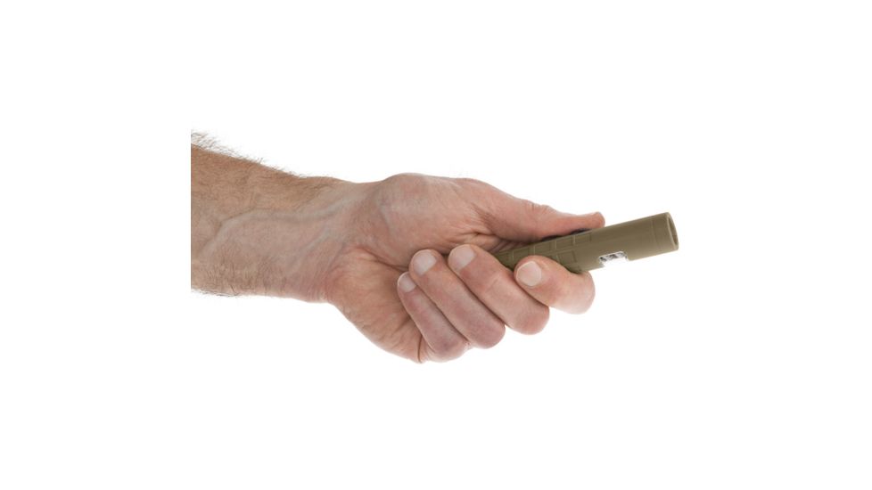 Nightstick Dual-Switch Dual-Light 2AAA Flashlight,90 Lumens,Tan NSP-1400T