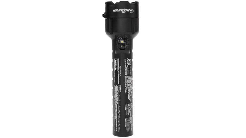 Nightstick Intrinsically Safe Permissible Dual-Light 3AA Flashlight,120 Lumens,Black XPP-5422B