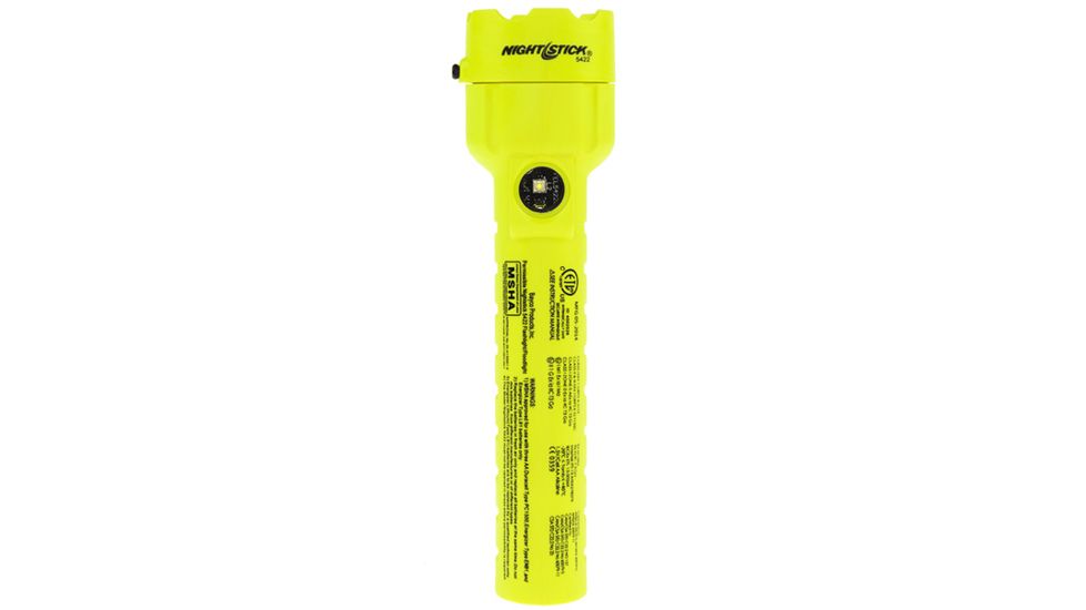 Nightstick Intrinsically Safe Permissible Dual-Light 3AA Flashlight,120 Lumens,Green XPP-5422G