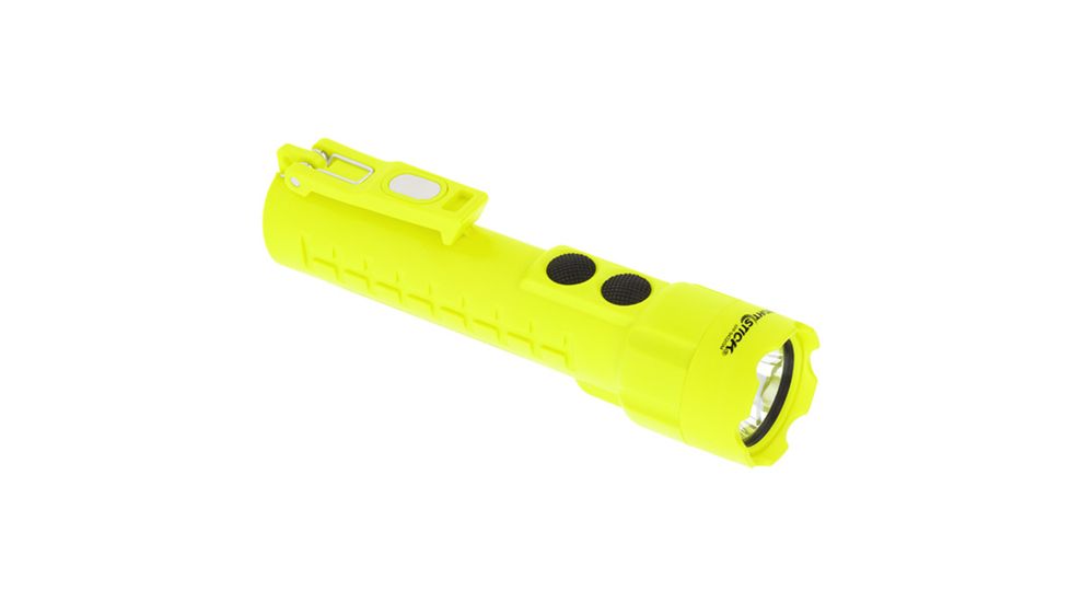Nightstick Intrinsically Safe Permissible Dual-Light 3AA Flashlight,Dual Magnets,120 Lumens,Green XPP-5422GM