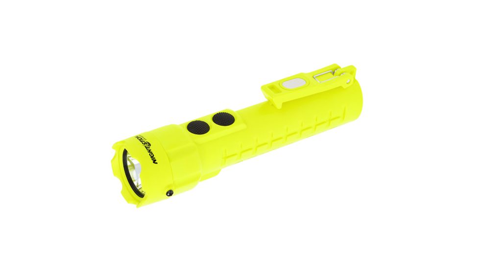 Nightstick Intrinsically Safe Permissible Dual-Light 3AA Flashlight,Dual Magnets,120 Lumens,Green XPP-5422GM