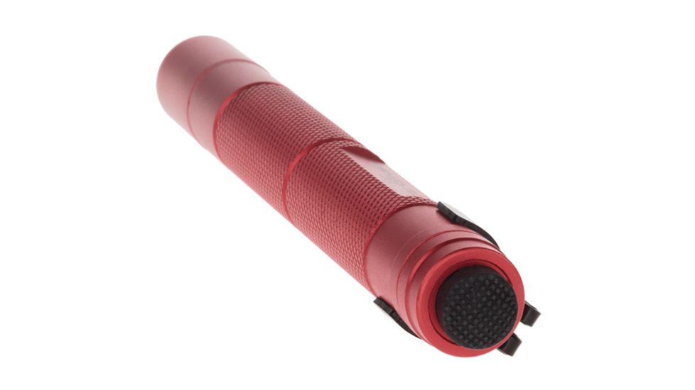 Nightstick Mini-TAC Aluminum 2 AAA LED Flashlight,100 Lumens,Red MT-100R