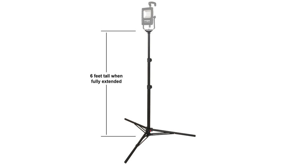 Bayco Tripod for LED Scene/Area Lights, Black, 1514-TRIPOD