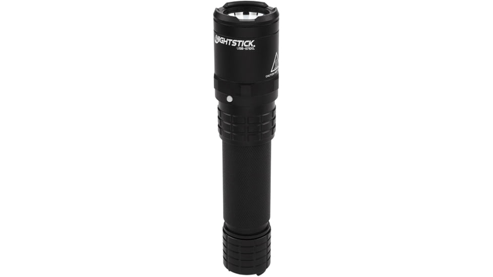 Nightstick USB Rechargeable Metal Dual LED Flashlight, 900 Lumens, Black, USB-578XL