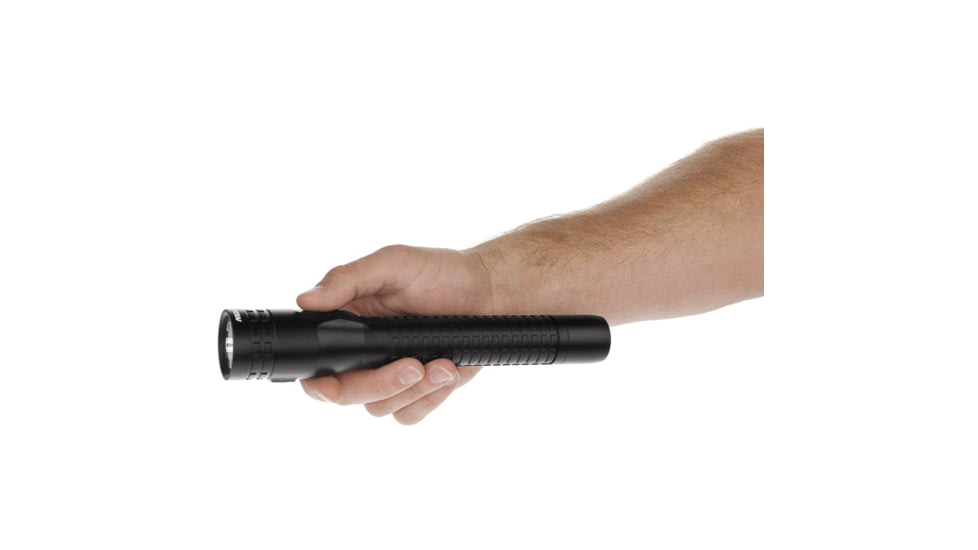 Nightstick Xtreme Lumens Duty Size Dual-Light Rechargeable 650 Lumen Metal LED Flashlight, AC Charger, DC Charger, Battery, Black NSR-9944XL