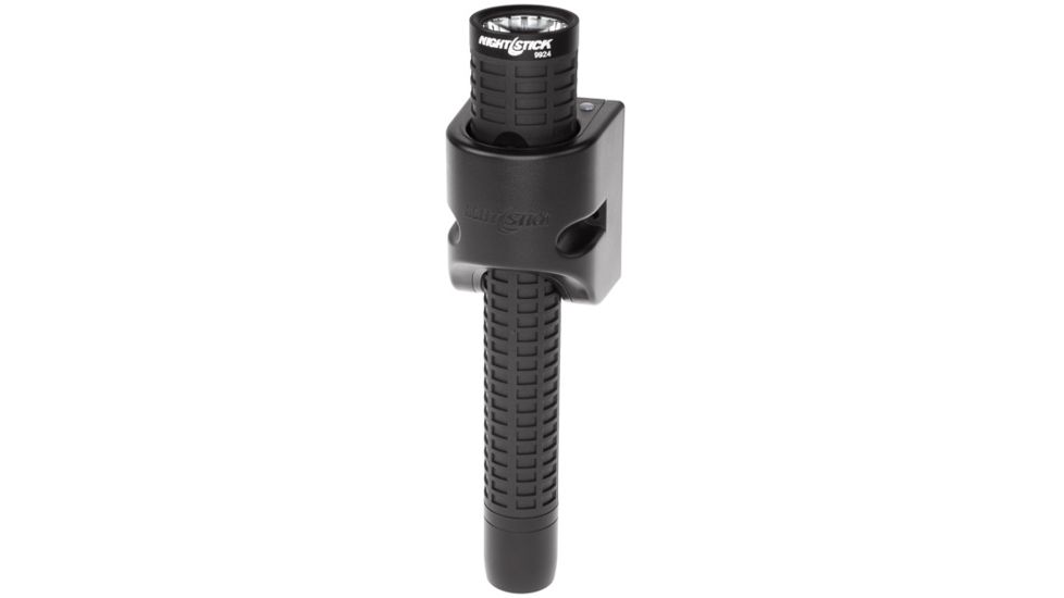 Nightstick Xtreme Lumens Duty Size Dual-Light Rechargeable 650 Lumen Polymer LED Flashlight, AC Charger, DC Charger, Battery, Black NSR-9924XL