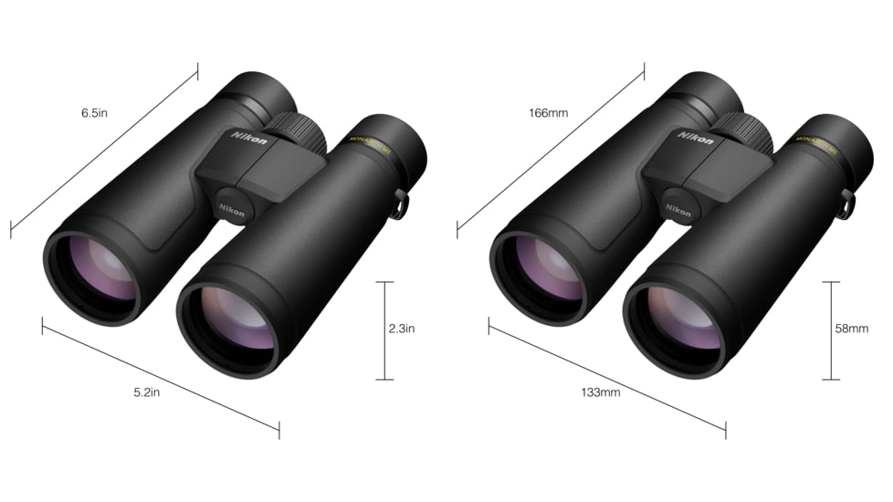 Nikon Monarch M5 10x50mm Roof Prism Binoculars, Black, Full Size, 16845