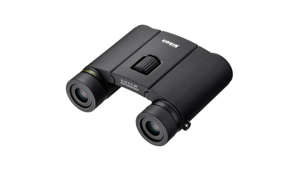 Nikon Trailblazer 8x25mm Roof Prism Binoculars, Black, Compact, 16852