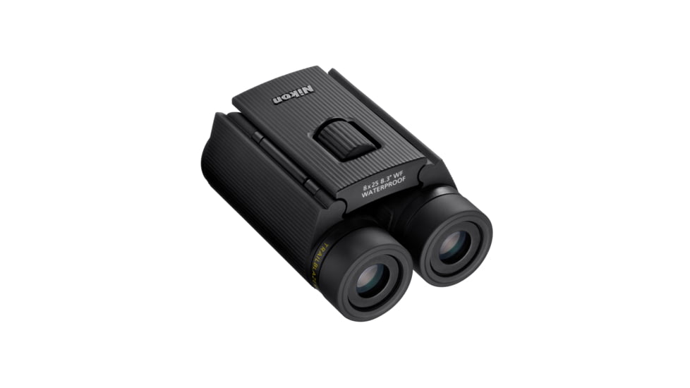 Nikon Trailblazer 8x25mm Roof Prism Binoculars, Black, Compact, 16852