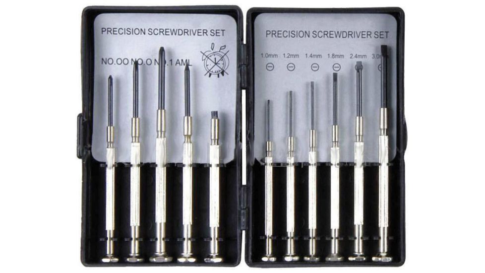 Nippon 11Pc Precision Screwdriver Set with Black Case PJ11