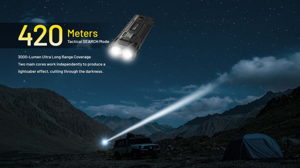 Nitecore EDC37 USB-C Rechargeable 8000 Lumens LED EDC Flashlight