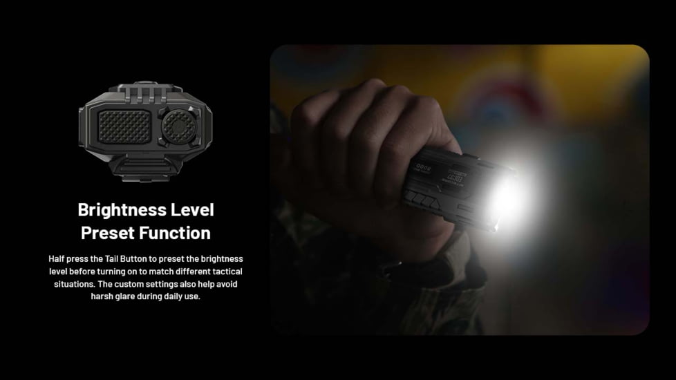Nitecore EDC37 USB-C Rechargeable 8000 Lumens LED EDC Flashlight