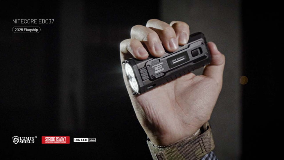 Nitecore EDC37 USB-C Rechargeable 8000 Lumens LED EDC Flashlight