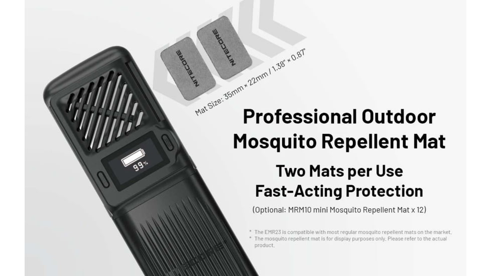 Nitecore EMR23 USB-C Rechargeable 2-in-1 Electronic Mosquito Repeller