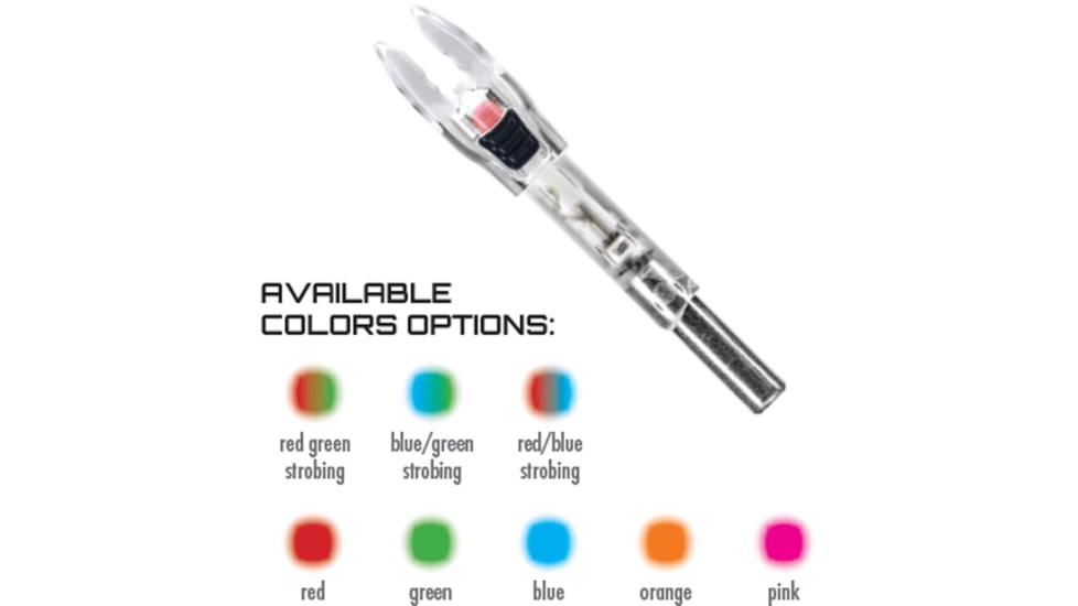 Nockturnal G Nock Shift Lighted Nocks, 3Pk, Orange, 1006871