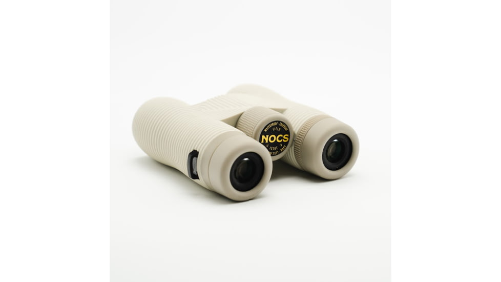 Nocs Provisions Field Issue 10x32mm Roof Prism Waterproof Binoculars, Rugged, Bone Gray, NOC-FLX-GRY