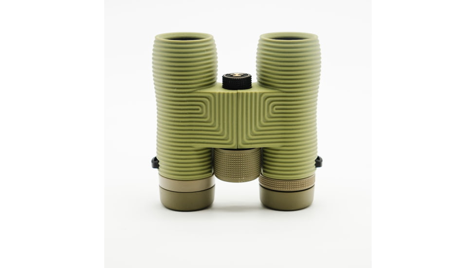 Nocs Provisions Field Issue 10x32mm Roof Prism Waterproof Binoculars, Rugged, Ponderosa Green, NOC-FLX-GN1