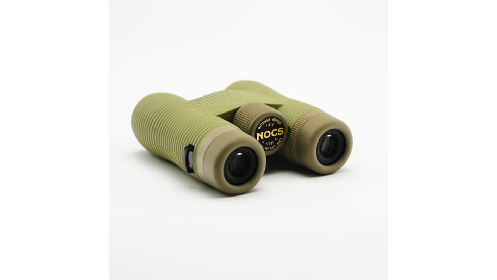 Nocs Provisions Field Issue 10x32mm Roof Prism Waterproof Binoculars, Rugged, Ponderosa Green, NOC-FLX-GN1