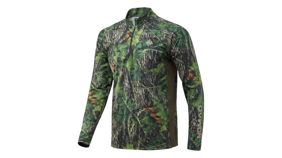 Nomad Pursuit 1/4 Zip Mossy Oak Shadowleaf X-large