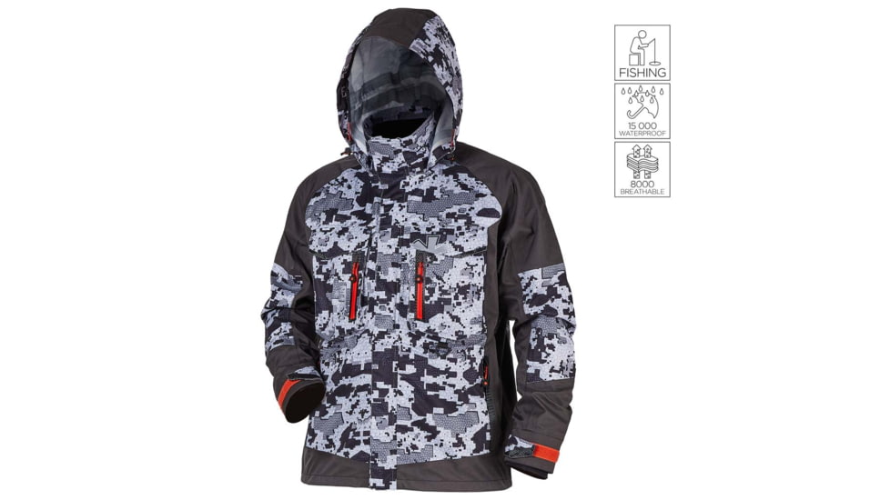 Norfin Pro Dry 3 Rain Jacket - Men's, Camo, Extra Large, 514804-XL