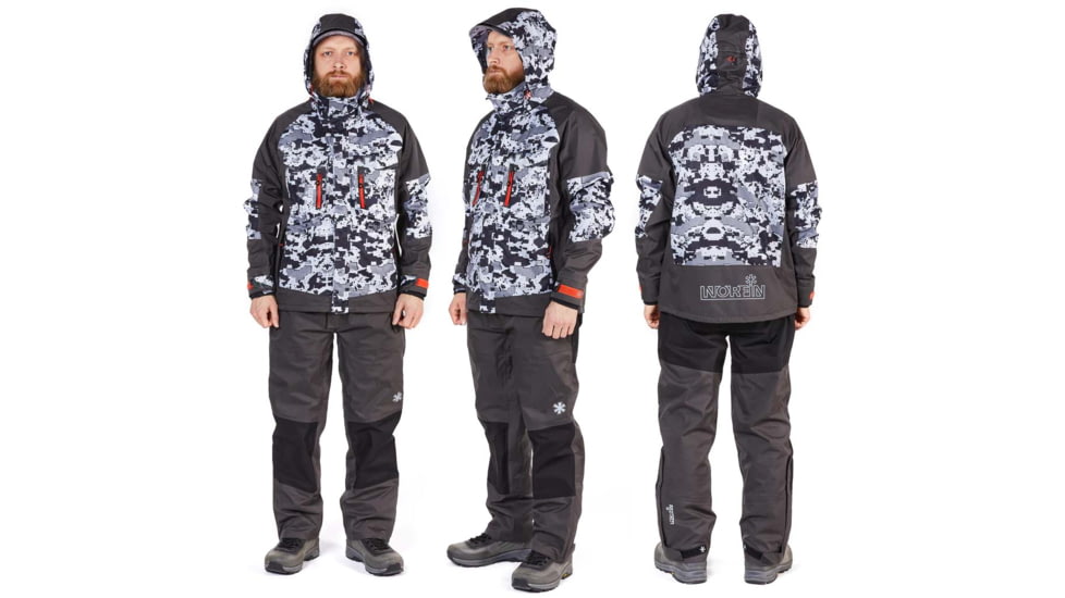 Norfin Pro Dry 3 Rain Jacket - Men's, Camo, Extra Large, 514804-XL