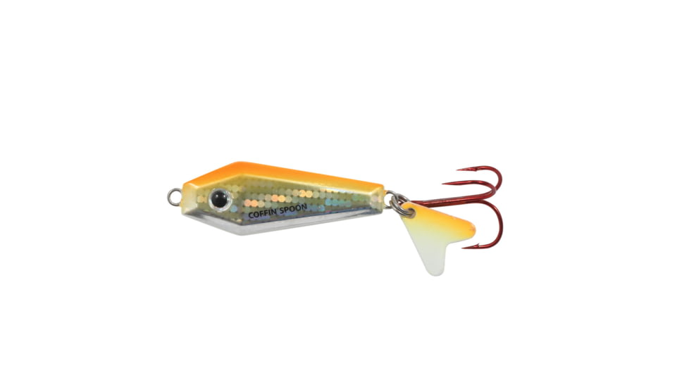 Northland Fishing Tackle Buck-Shot Coffin Spoon, Super-Glo Chub, 1/4 oz, NL-BRCS4-24