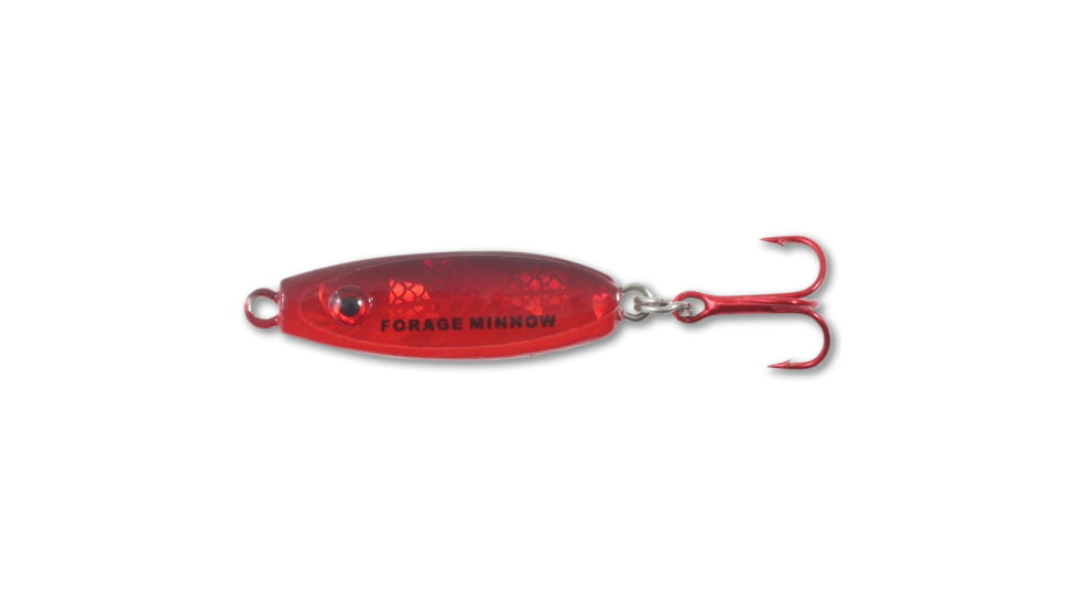 Northland Fishing Tackle Forage Minnow Spoon, S-Glo Redfish, 1/4 oz, NL-FMS4-93