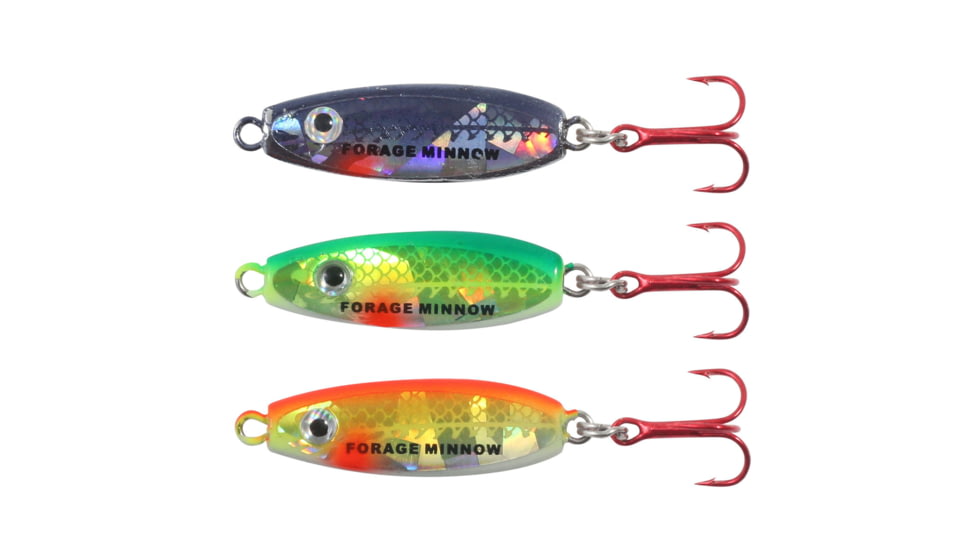 Northland Fishing Tackle Forage Minnow Spoon, S Shine, Perch, Chub, 1/16 oz, NL-FMS2K-3-99