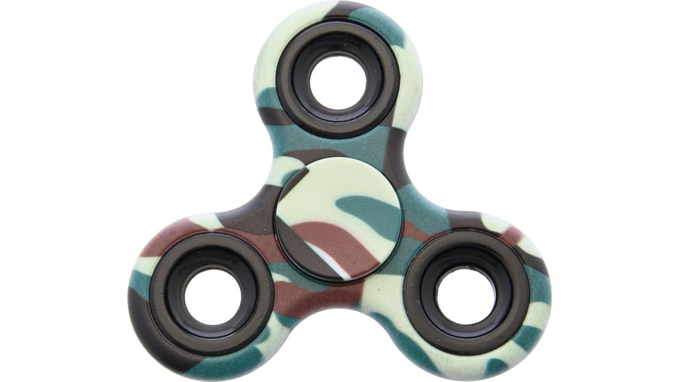 Novelty Cutlery Spinner Camo, Spinner, SS Bearings, Camo Artwork, Plastic Construction, # 3 CAMO