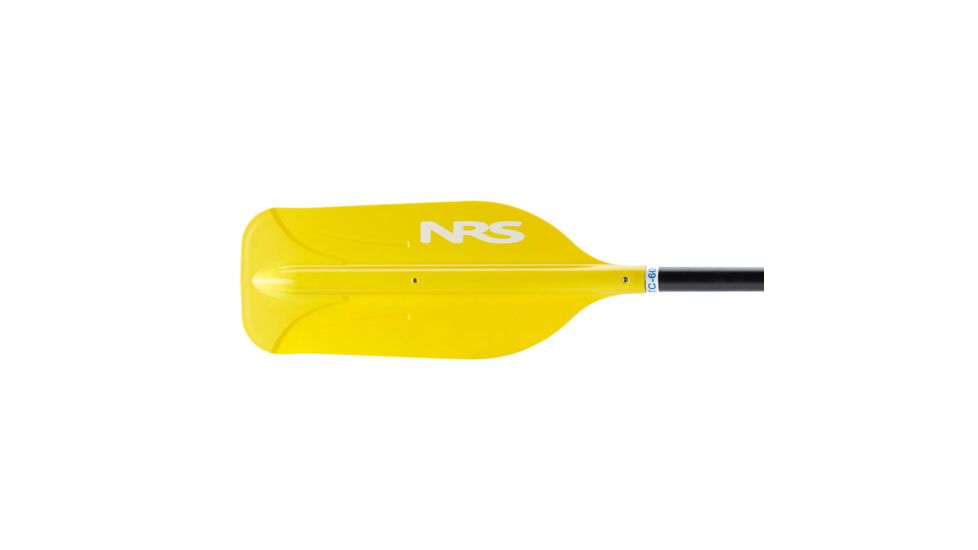 NRS PTC Canoe/Raft Paddle, Yellow/Black, 56in 77101.01.100
