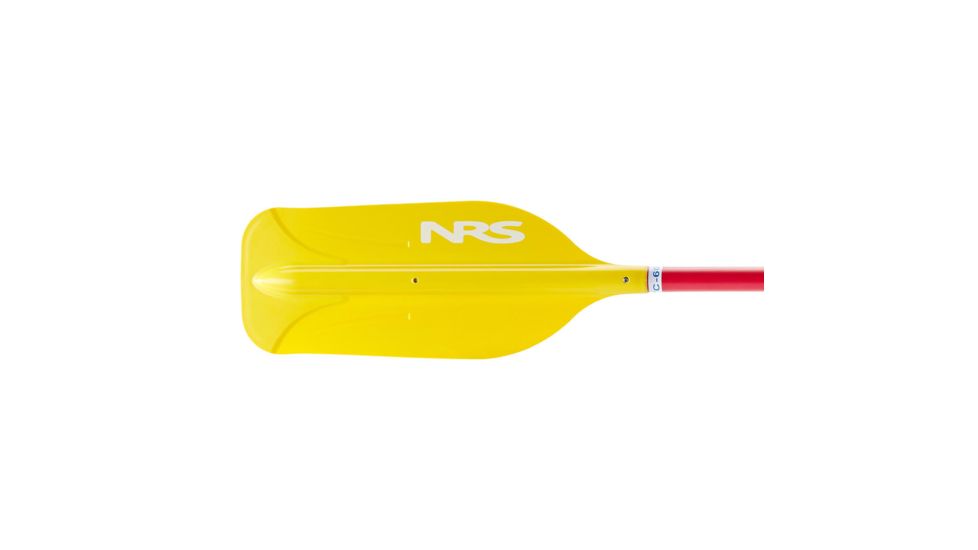 NRS PTC Canoe/Raft Paddle, Yellow/Red, 66in 77101.01.108