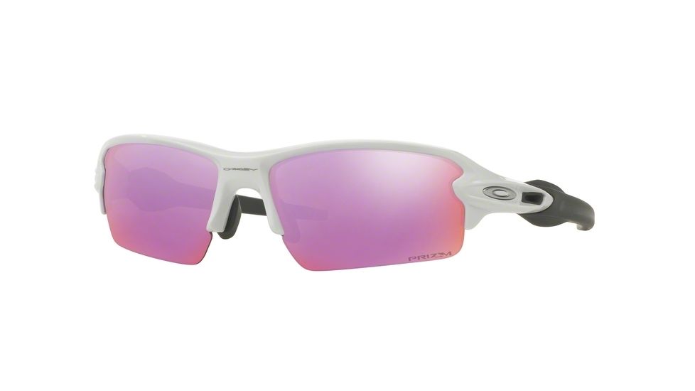 Oakley A FLAK 2.0 OO9271 Sunglasses 927110-61 - Polished White Frame, Prizm Golf Lenses