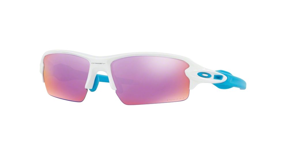 Oakley A FLAK 2.0 OO9271 Sunglasses 927117-61 - Polished White Frame, Prizm Golf Lenses