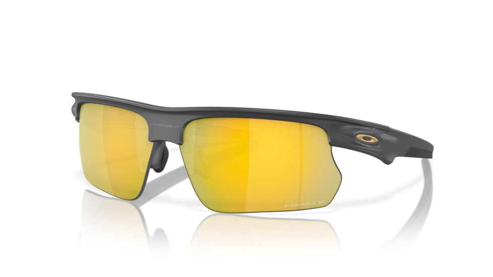 Oakley BiSphaera Sunglasses, Matte Carbon, PRIZM 24K Polarized, PRIZM 24K Polarized, OO9400-1268