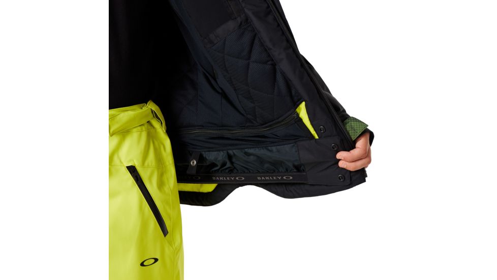 Oakley Division Evo Insulated Jacket 2L 10K - Mens, Blackout, Large, 412786-02E-L