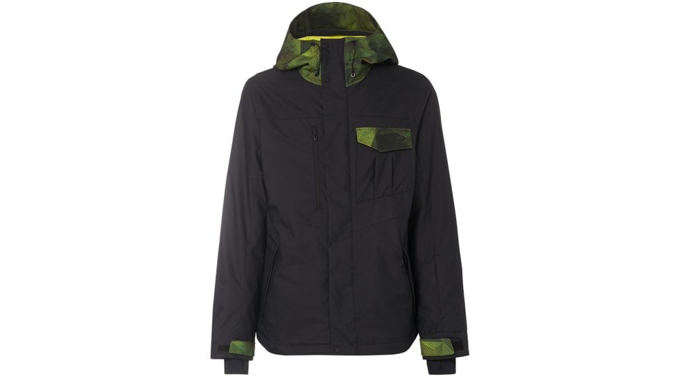 Oakley Division Evo Insulated Jacket 2L 10K - Mens, Blackout, Large, 412786-02E-L
