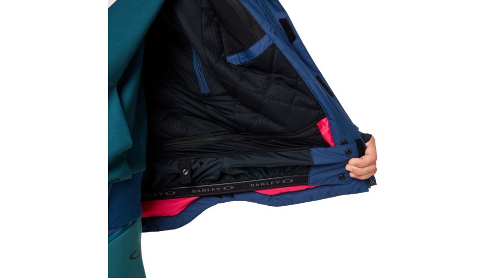 Oakley Division Evo Insulated Jacket 2L 10K - Mens, Poseidon, Large, 412786-6A1-L