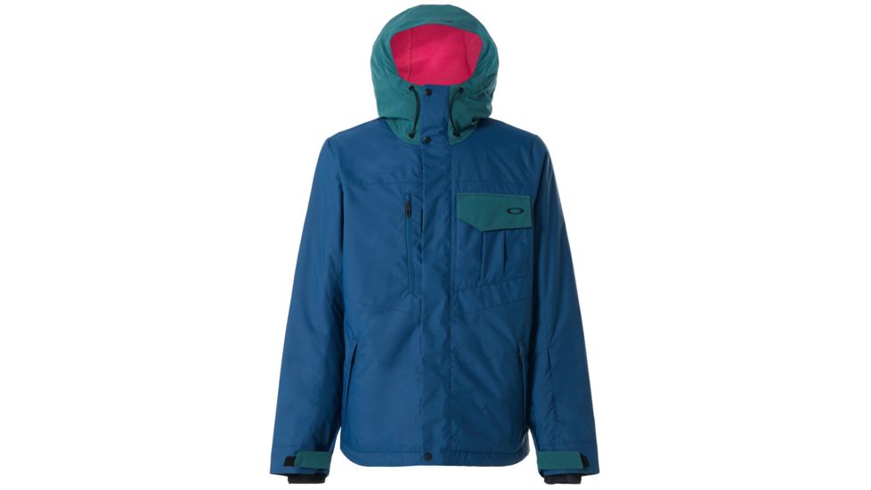 Oakley Division Evo Insulated Jacket 2L 10K - Mens, Poseidon, Large, 412786-6A1-L