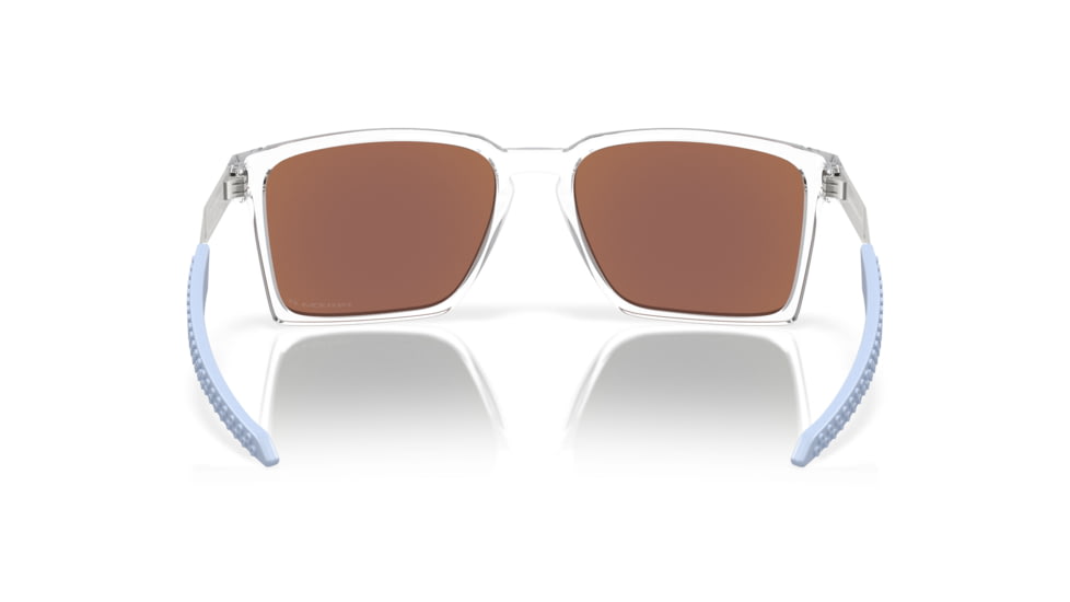 Oakley Exchange Sun Sunglasses, Polished Clear, PRIZM Sapphire Polarized, PRIZM Sapphire Polarized, OO9483-0356