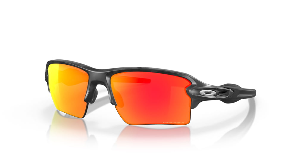 Oakley Flak 2.0 XL OO9188 Progressive Prescription Sunglasses, 59mm, Black/Camo, OO9188-918886-59-PRO