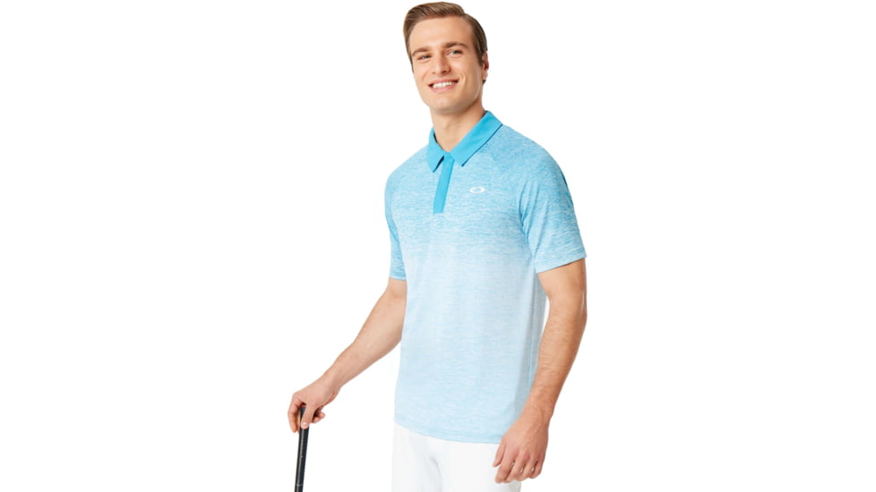Oakley Four Jack Gradient Polo - Mens, White, Extra Small, 434315-100-XS