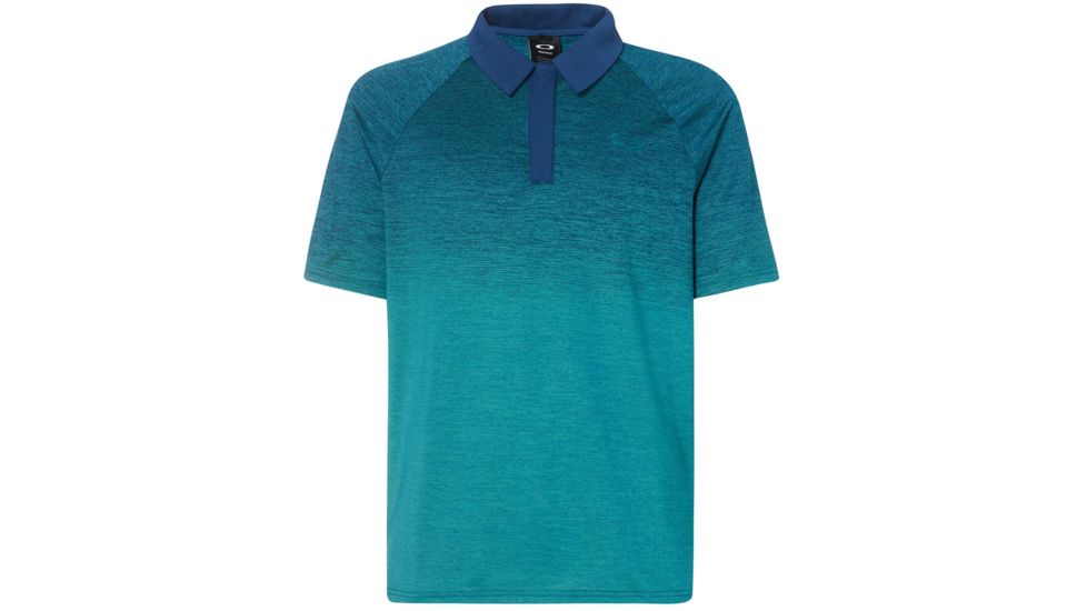 Oakley Four Jack Gradient Polo - Mens, Petrol, Extra Large, 434315-9PE-XL