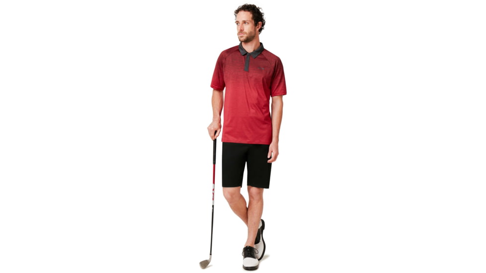 Oakley Four Jack Gradient Polo - Mens, Raspberry, Extra Large, 434315-45A-XL