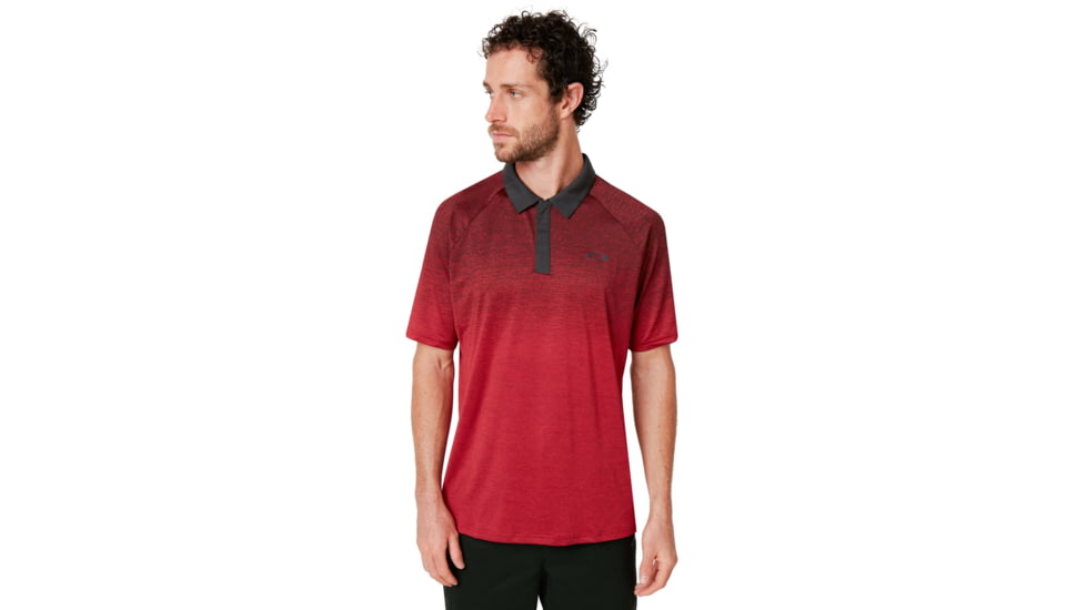 Oakley Four Jack Gradient Polo - Mens, Raspberry, Extra Large, 434315-45A-XL