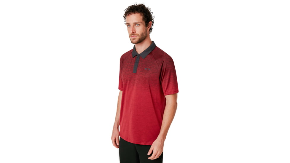 Oakley Four Jack Gradient Polo - Mens, Raspberry, Extra Large, 434315-45A-XL
