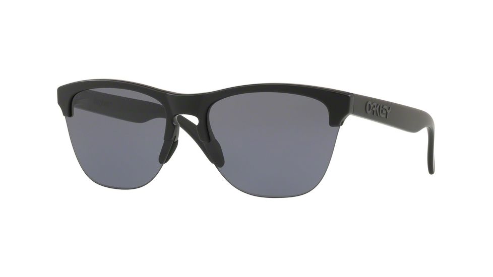 Oakley FROGSKINS LITE OO9374 Progressive Prescription Sunglasses OO9374-937401-63 - Lens Diameter 63 mm, Frame Color Matte Black