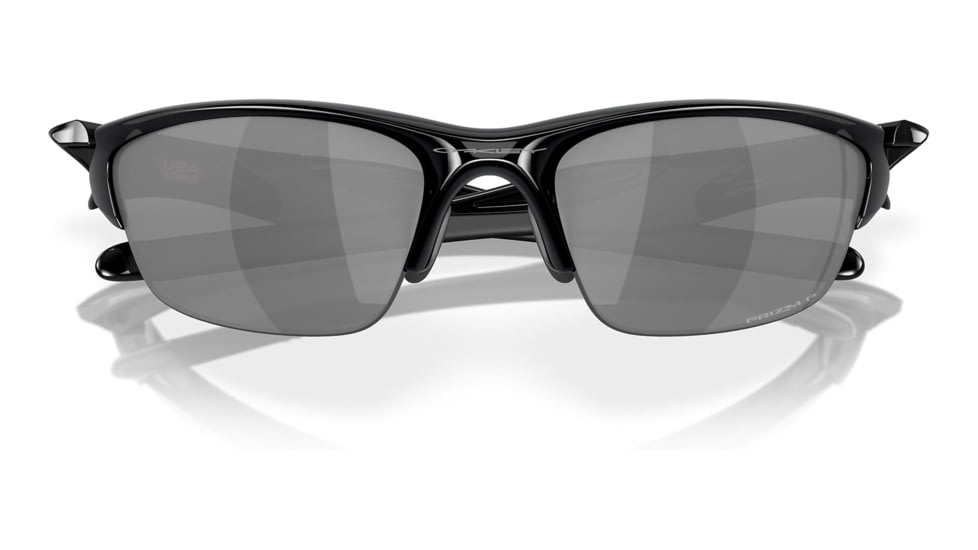 Oakley Half Jacket 2.0 A Sunglasses - Mens, Polished Black Frame, Prizm Black Polarized Lens, Asian Fit, 62, OO9153-915325-62