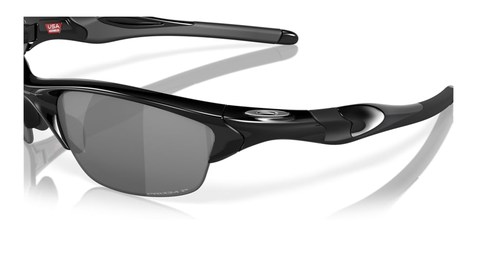 Oakley Half Jacket 2.0 A Sunglasses - Mens, Polished Black Frame, Prizm Black Polarized Lens, Asian Fit, 62, OO9153-915325-62