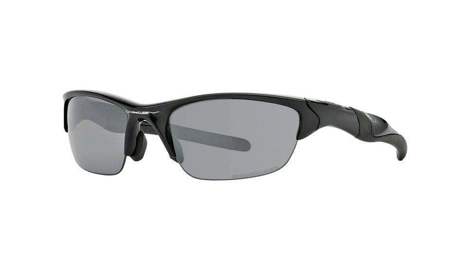 Oakley HALF JACKET 2.0 ASIAN FIT OO9153 Sunglasses 915304-62 - Polished Black Frame, Black Iridium Polarized Lenses